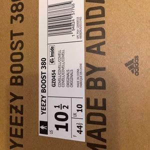 Yezzy boost 380 new with box